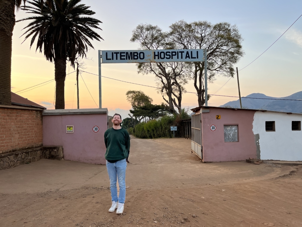 Litembo Hospital Schild